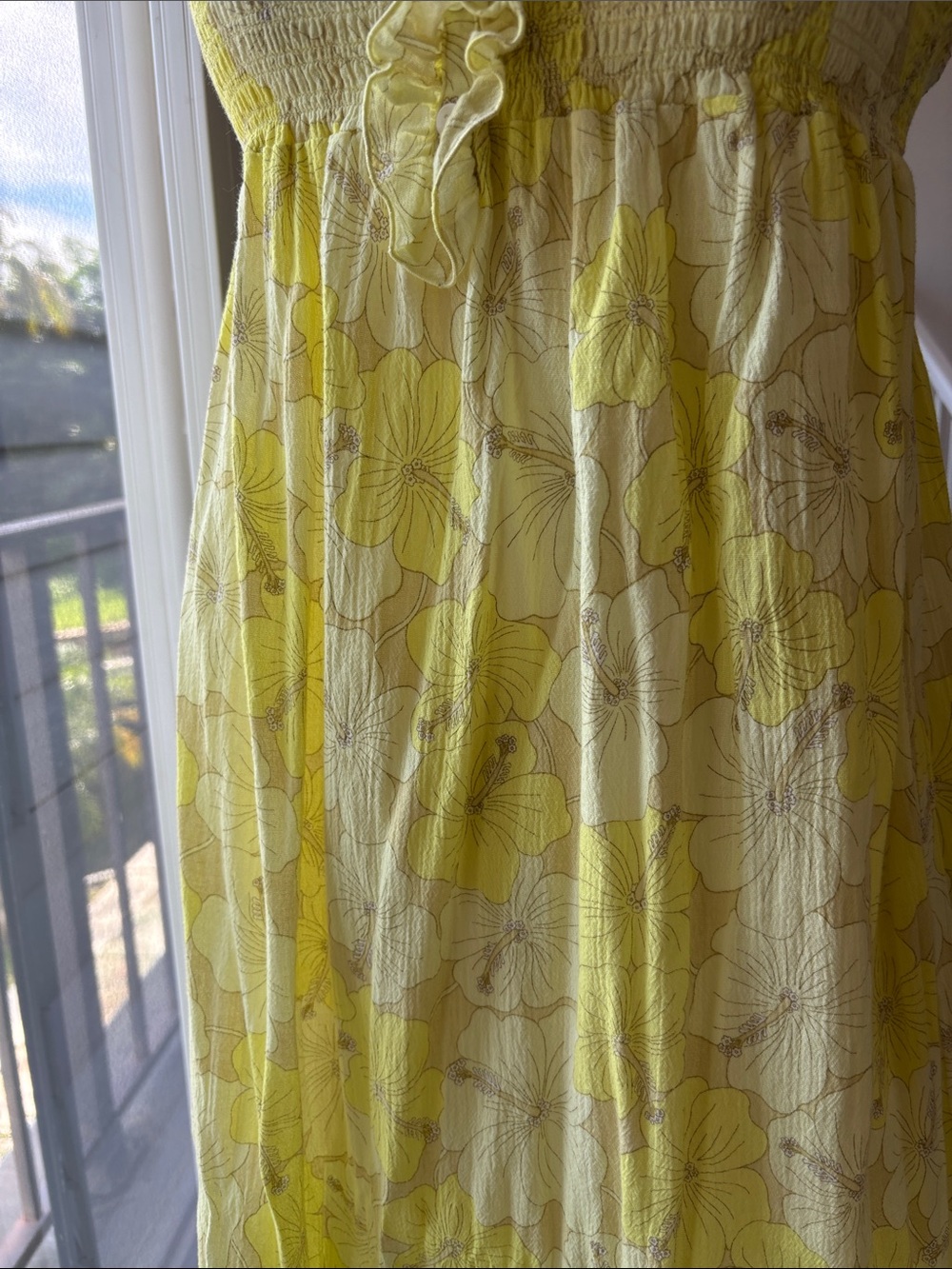 Juicy Couture Yellow hibiscus Maxi Dress - Picture 5 of 6
